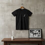Hoy Classics Downtown Organic T Shirt Black, thumbnail 1 of 3