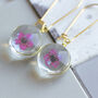 Eternal Pressed Flowers Encapsulated Earrings, thumbnail 8 of 12