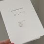 Lucky Horseshoe Silver Bracelet And Greeting Card | Gift, thumbnail 1 of 4