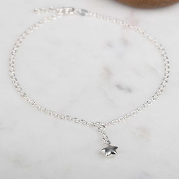 Anklet With Silver Star Charm, 2 of 6