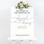 Kate Wedding Welcome Sign, thumbnail 1 of 2