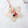 Personalised First Christmas As Mr And Mrs Decoration, thumbnail 2 of 5