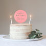 Personalised Happy Birthday Cake Topper, thumbnail 2 of 6