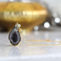 Grey Geode And Diamond Long Necklace, thumbnail 6 of 10