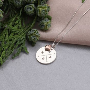Personalised Sterling Silver Family Initials Necklace, 3 of 4