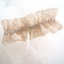 Sophia Luxury Lace Wedding Garter, thumbnail 1 of 11