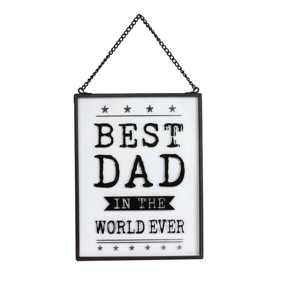 best dad sign by the contemporary home | notonthehighstreet.com