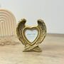 Standing Gold Angel Wing Photo Frame Remembrance Gift, thumbnail 1 of 9