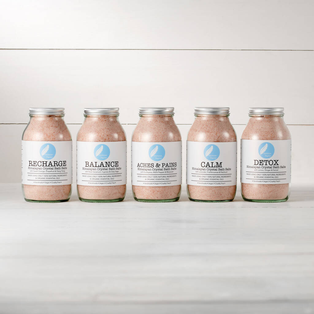 Calm Himalayan Crystal Bath Salts By Corinne Taylor