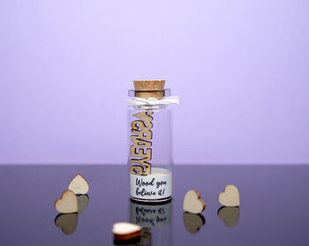 5th Wood Anniversary Personalised Tiny Wooden Keepsake Gift, 2 of 4