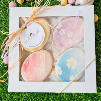 Easter Egg Biscuit Gift Box, Eight, Vegan Option, 4 of 7