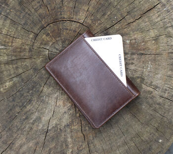 Woodland Range Small Bifold Brown Leather Wallet Rfid Safe, 6 of 6