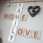 Personalised Large Letter Tiles, Wooden Wall Art, thumbnail 8 of 10