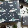 North Pole Christmas Wrapping Paper, thumbnail 4 of 12