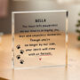 Personalised Pet Memorial Gift Acrylic Block, thumbnail 1 of 4