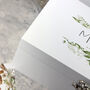 Personalised Luxury White Botanical Wedding Keepsake Box, thumbnail 6 of 8
