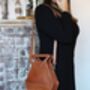 Womens Leather Handbag Crossbody Bag, thumbnail 2 of 12