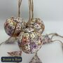 Handmade Fabric Christmas Baubles, thumbnail 3 of 5