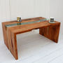 Yew And Glass Coffee Table, thumbnail 1 of 6