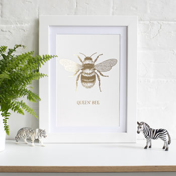 Queen Bee Gold Or Copper Print, 2 of 6