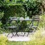 Large Bistro Set In Carbon, thumbnail 1 of 3