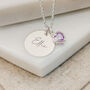 Sterling Silver Engraved Name Necklace, thumbnail 1 of 6