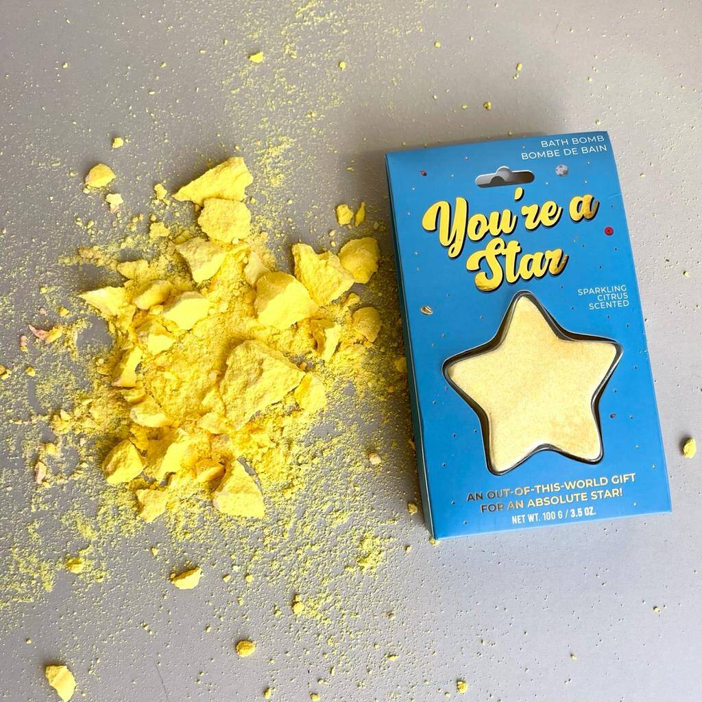 'You're A Star' Citrus Scented Bath Bomb, 1 of 2