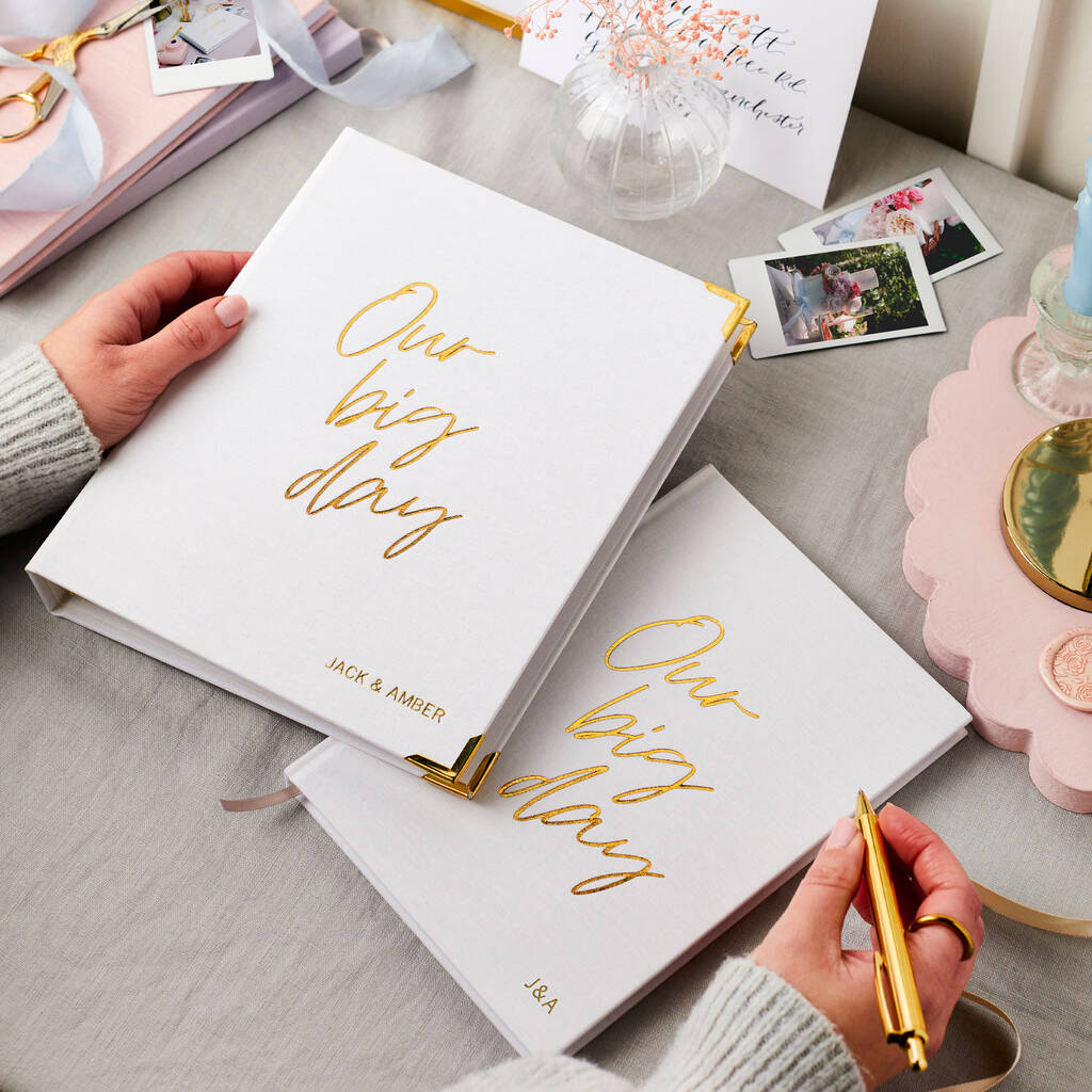 Personalised Wedding Planner And Notebook Gift Set, 1 of 10