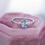 Genuine Sky Blue Topaz Ring In Sterling Silver, thumbnail 7 of 12