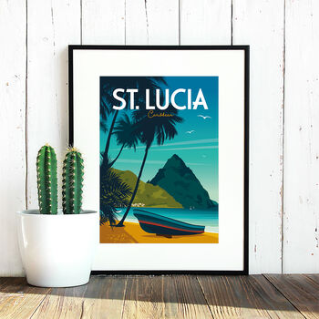 St Lucia Art Print, 3 of 4