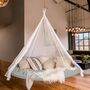 Large Hanging Indoor And Outdoor Deluxe Bed In Seagull, thumbnail 4 of 12