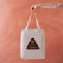 Merit Patch Design Tote Bag True Crime Reader, thumbnail 1 of 2