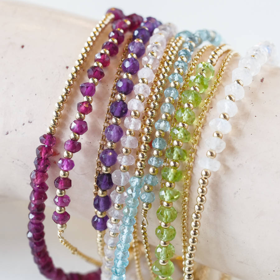 Meaningful Gemstone Friendship Bracelets By Sugar Mango Meaningful Gemstone Friendship Bracelets