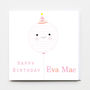 Birthday Girl Balloon Greeting Card, thumbnail 1 of 2