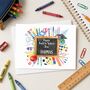 Personalised Back To School Blackboard Card, thumbnail 1 of 7