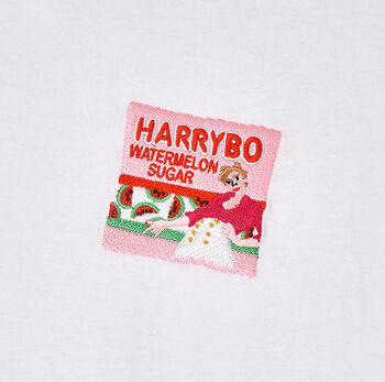 'Harrybo' Harry Styles Embroidered T Shirt, 2 of 6