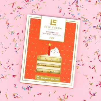 'Happy Birthday' Love Cocoa Chocolate Letterbox Bundle, 2 of 7