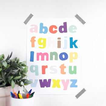 Alphabet Nursery Poster, 3 of 4