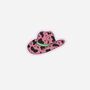 Cow Print Cowboy Hat Sticker, thumbnail 1 of 2