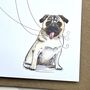 Pug Mother's Day Card, thumbnail 2 of 5