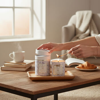 Fabulous 50 Scented 50th Birthday Candle And Matching Luxury Gift Box, 3 of 4