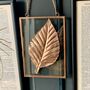 Brass And Glass Copper Leaf Art, thumbnail 7 of 12