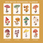 British Mushrooms 2024 Month To A Page Wall Calendar, thumbnail 2 of 11