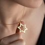 Personalised Star Of David Tree Of Life Birthstone Necklace, thumbnail 1 of 10