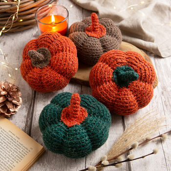 Pumpkin Duo Easy Crochet Kit, 2 of 10