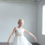 A Pure Silk Or Satin Flower Girl Dress, thumbnail 3 of 4
