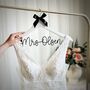 Personalised Wedding Dress Hanger, thumbnail 3 of 7