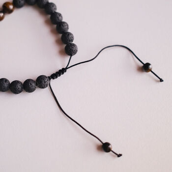 Courage Bracelet For Him – Stretch Crystal Bracelet, 6mm Beads, 9 of 12