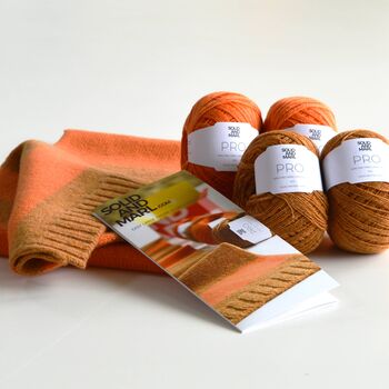 Large Stripe Scarf Knitting Kit, 6 of 7