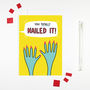You Totally Nailed It Congratulations Card, thumbnail 1 of 2